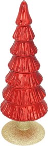Dekoracja Red Christmas Tree 28cm