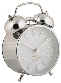 Budzik retro PEARL GLOW, Ø 8 cm