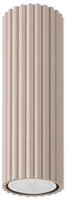 Plafon KARBON 20 taupe ryflowany SOLLUX  LIGHTING