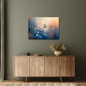 Obraz - Łąka z motylem (70x50 cm)
