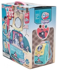 Woopie pies przenośny salon piękoności 2w1 w plecaku transporter