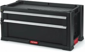 Keter Skrzynka z 2 szufladami, czarny