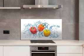 Panel nad Blat Kuchenny Kolorowe Papryki w Wodzie