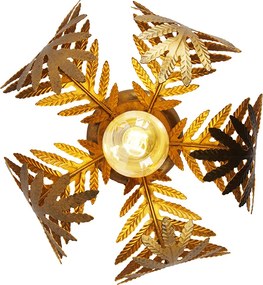Inteligentna lampa sufitowa w stylu vintage złota 24 cm z WiFi ST64 - Botanica