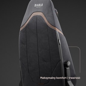 Fotel gamingowy Diablo X-Eye 2.0 Normal Size, Soft Black