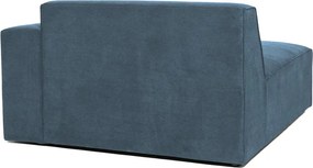 Niebieski sztruksowy moduł sofy (prawostronny) Sting – Scandic