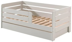 Białe łóżko dziecięce Vipack Kid, 70x140 cm