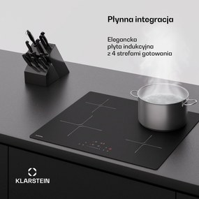Klarstein PowerGlide 60cm Płyta Indukcyjna 4 Strefy Gotowania Czarny Mat