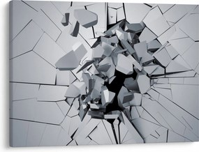 Obraz abstrakcja 3D (70x50 cm)