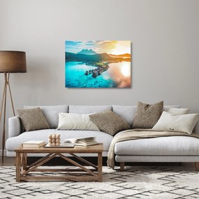 Obraz na szkle - Bora Bora (70x50 cm)