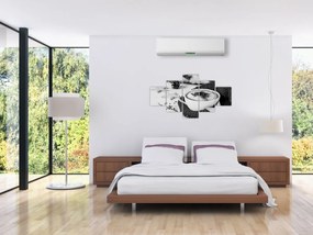 Obraz - Zimowe cappuccino (125x70 cm)