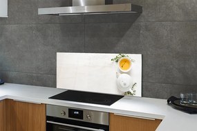 Szklany Panel Dzbanek Świeżej Herbaty