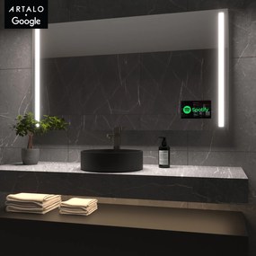 SMART LED lustro do łazienki z oświetleniem M4 premium + SmartScreen with Google TV