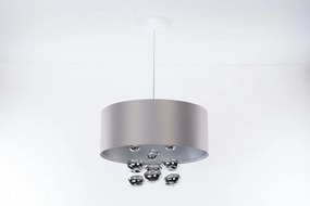 Lampa wisząca BUBBLE LIGHT 40cm szara BPS KONCEPT