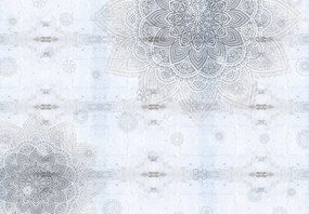 Fototapeta - Mandale w betonie (196x136 cm)