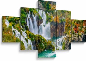 Obraz - Park Narodowy Jezior Plitwickich (125x70 cm)