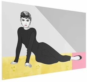 Plakat Piękna Audrey 42x29,7 cm bez ramy bez marginesu ARTGEIST B