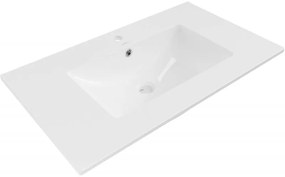 Mexen Atena umywalka wpuszczana w blat 80 x 46 cm, biała - 25018000