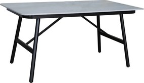 EDINBURGH stół aluminiowy 140 x 80 cm