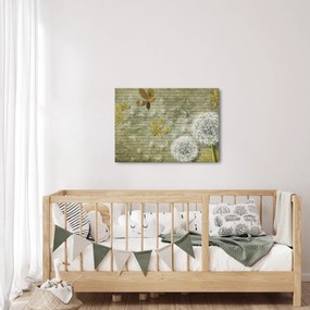 Obraz - Dmuchawce unoszone wiatrem (70x50 cm)