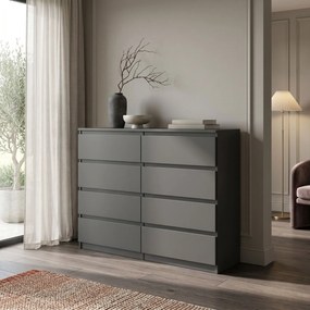Komoda NUDO 120 cm do Salonu Sypialni Antracyt
