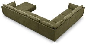 Zielony narożnik (lewostronny) Vanda – Mazzini Sofas
