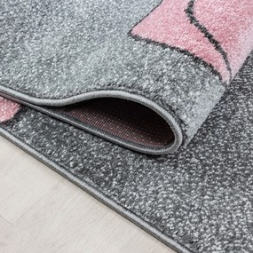 Różowo-szary dywan dziecięcy 120x170 cm Kids – Ayyildiz Carpets
