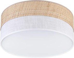 Lampa sufitowa LED SIRJA BOHO LED/20W/230V śr. 35 cm beżowa/biała