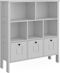 Półka dla dzieci biały 103.6x32.6x113.4 ajaton