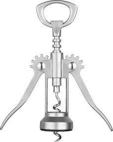 Luksusowy korkociąg "Charles de Gaulle" ze srebra z otwieraczem do butelek