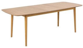 Rozkładany stół z blatem w dekorze dębu 180x90 cm Montreux – Actona