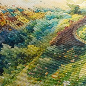 Obraz - Baśniowy zamek (70x50 cm)