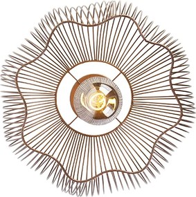 Industrialna lampa sufitowa miedziana 40 cm - Finn