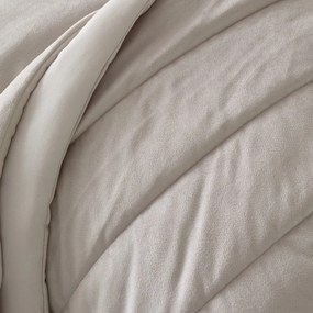 Kremowa aksamitna narzuta pikowana 220x230 cm Bridgerton Regal Velvet – Catherine Lansfield