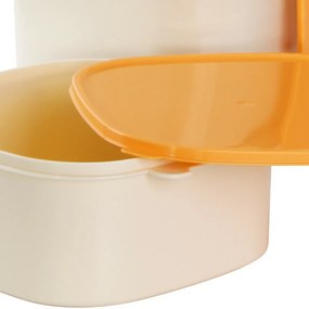 Plastikowy pojemnik na żywność, 2x 1,2 l + 1x 2 l