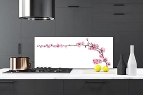 Szkło Ozdobne do Kuchni Wyrafinowany Motyw Roślinny