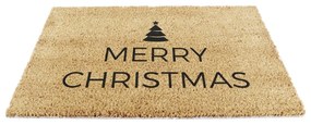 Wycieraczka ze świątecznym motywem z włókna kokosowego 40x60 cm Merry Christmas – Artsy Doormats