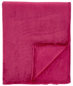 Różowy koc z mikropluszu 130x170 cm Raschel Velvet – Catherine Lansfield