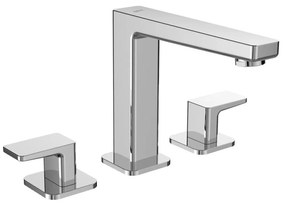 Sapho - Bateria umywalkowa 3-otworowa TURSI, chrom błyszczący