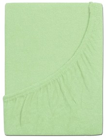 4Home prześcieradło frotte Perfect zielony, 90 x 200 cm