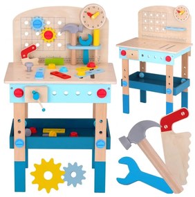 Tooky toy drewniany stół do majsterkowania warsztat