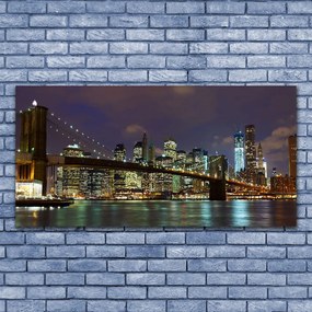 Obraz canvas Most Wiszący nad Rzeką