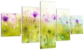 Obraz - Kwiaty polne (125x70 cm)
