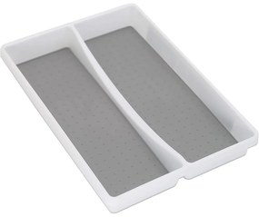 Szary plastikowy organizer na sztućce 32,5 x 23,5 cm – Addis