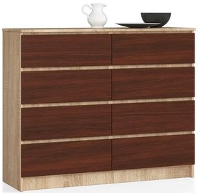 Komoda do przedpokoju dąb sonoma + wenge Folto