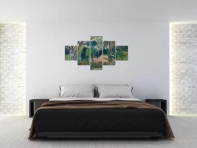 Obraz - Paul Gauguin, Te raau rahi (The Big Tree), reprodukcje (125x70 cm)