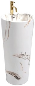Umywalka Ceramiczna Wolnostojąca Blanka Marble Marmur