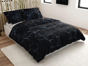 PrzytulneMieszkanie.pl PrzytulneMieszkanie.pl Pościel z mikrofibry TEMPESTA czarna Rozmiar pościeli: 70 x 90 cm | 140 x 220 cm