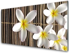 Szkło Ozdobne do Kuchni Barwny Ogród Na Płótnie