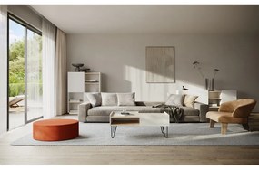 Biały matowy regał 100x147 cm Nina – TemaHome